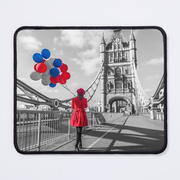 Item preview, Tourist with Colorful Balloons on London Bridge designed and sold by assaf.