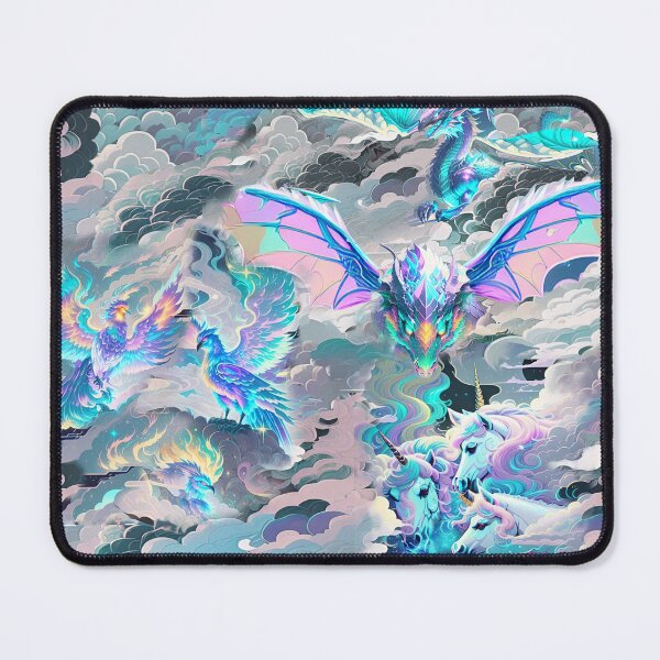 Item preview, phoenixes, dragons, unicorns,  designed and sold by Maria Mihailova.