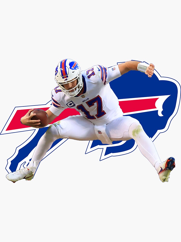 Josh Allen Leap (Large) Sticker for Sale by Brianr123