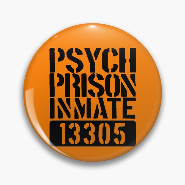 Item preview, Psych Prison Inmate Funny Jail Halloween Prison Costume Gear designed and sold by DynamicDesign.