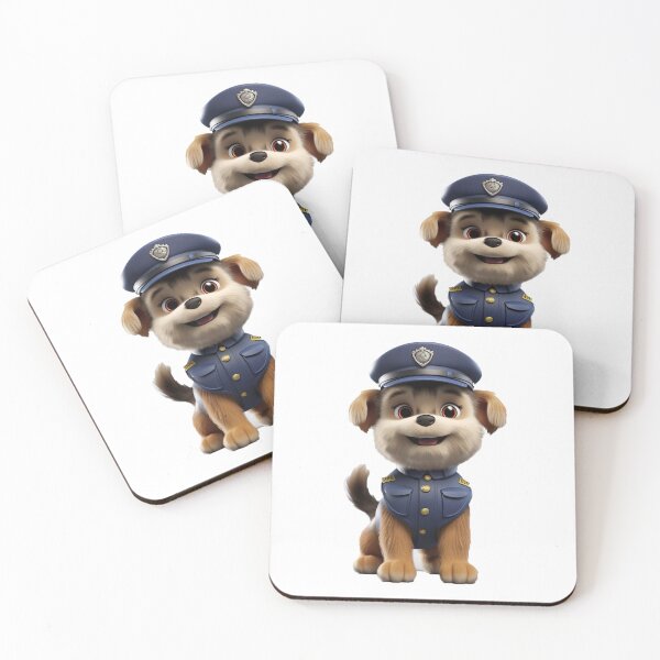 Item preview, Cute cartoon police dog designed and sold by Stickermagician.