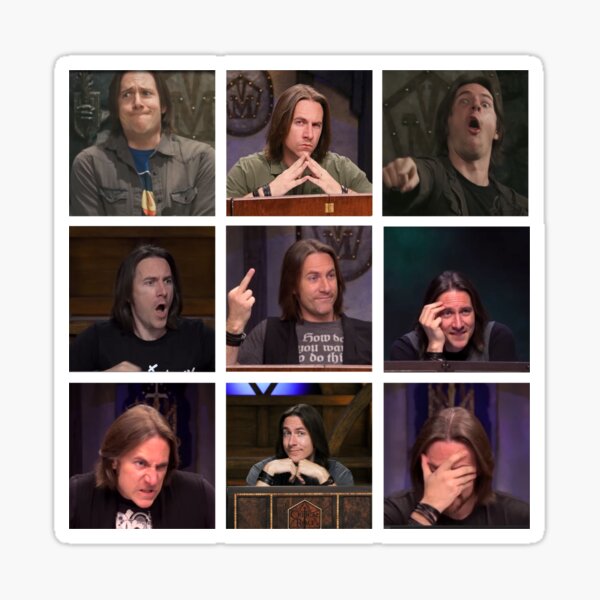 Item preview, Many Faces of Matt Mercer - Sweary Edition designed and sold by laurawrsaurus.