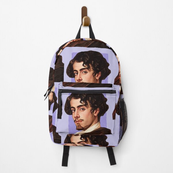 Item preview, Spanish Poet Gustavo Adolfo Bécquer - purple - illustration designed and sold by Litstoy.