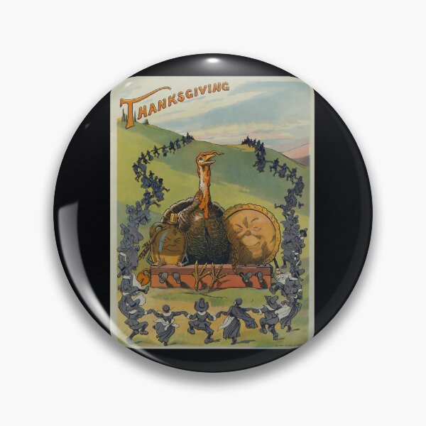 Artikelvorschau, Vintage Thanksgiving-Truthahn und Festfeier (1913) entworfen und verkauft von tlsmetzfkds88.