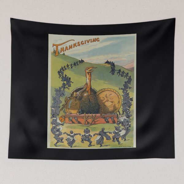 Item preview, Celebración de fiesta y pavo de acción de gracias vintage (1913) designed and sold by tlsmetzfkds88.