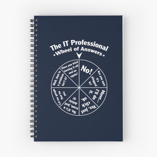 Item preview, The IT Professional Wheel of Answers. designed and sold by hetenael.