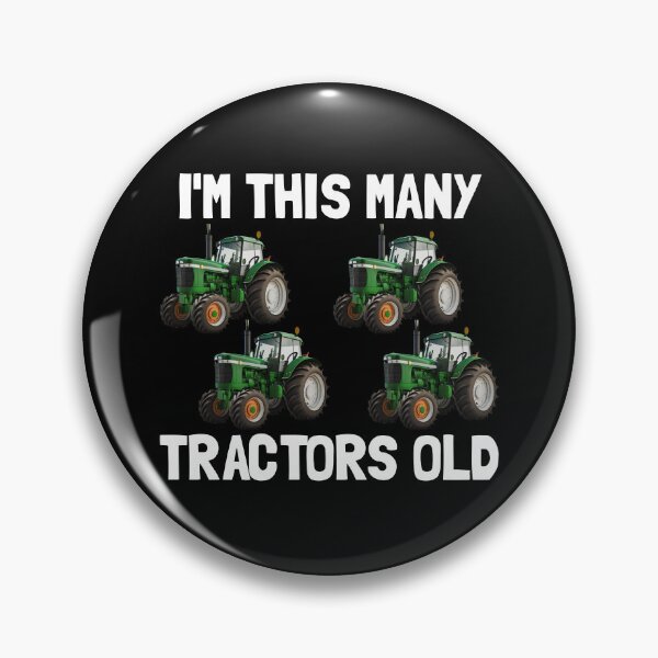 Item preview, I'm This Many Tractors Old 4 Years Old Boys 4th Birthday Gear designed and sold by DynamicDesign.