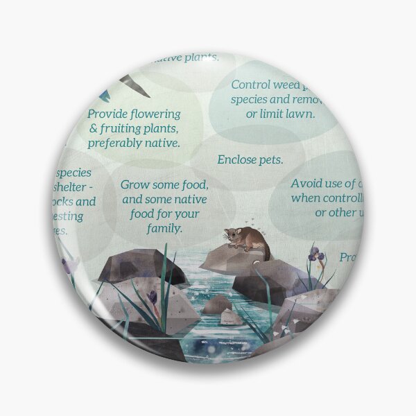 Item preview, Backyards for Biodiversity Poster designed and sold by BackyardsforBiodiversity  SEQ Inc.