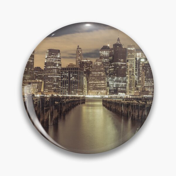 Item preview, Manhattan Skyline with Groynes designed and sold by assaf.