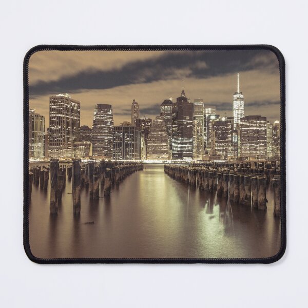Item preview, Manhattan Skyline with Groynes designed and sold by assaf.