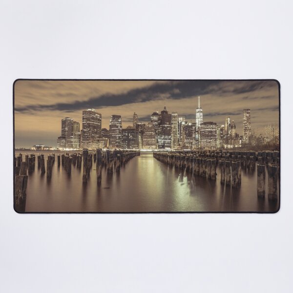 Item preview, Manhattan Skyline with Groynes designed and sold by assaf.