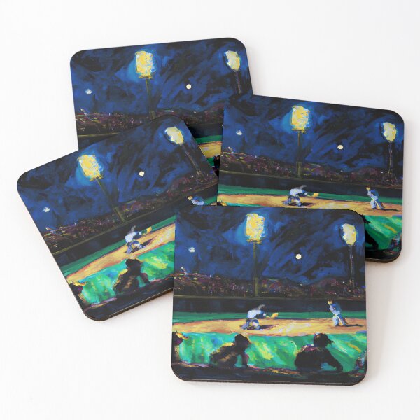 Item preview, baseball night game painting No: 1 designed and sold by MattOastler.
