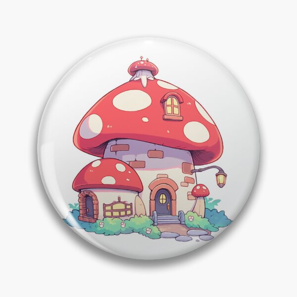 Artikelvorschau, Pilzhaus entworfen und verkauft von Stickermagician.