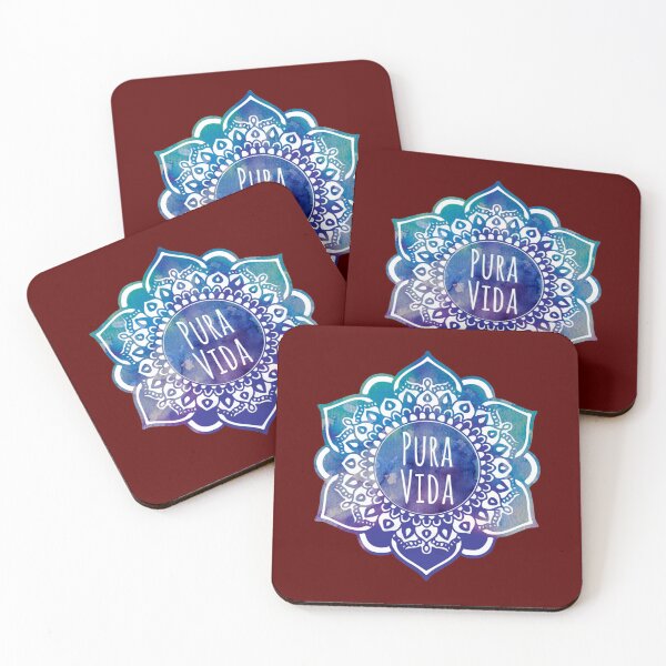 Item preview, Pura Vida Watercolor Mandala   designed and sold by Horiamida.