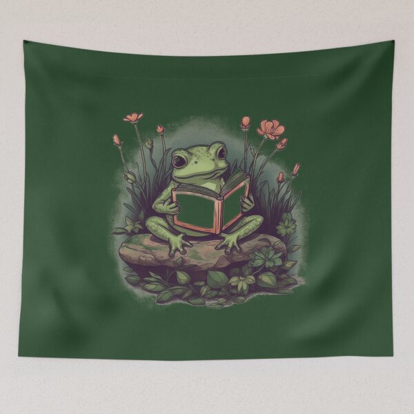 Item preview, Frog reads a book designed and sold by DerSenat.