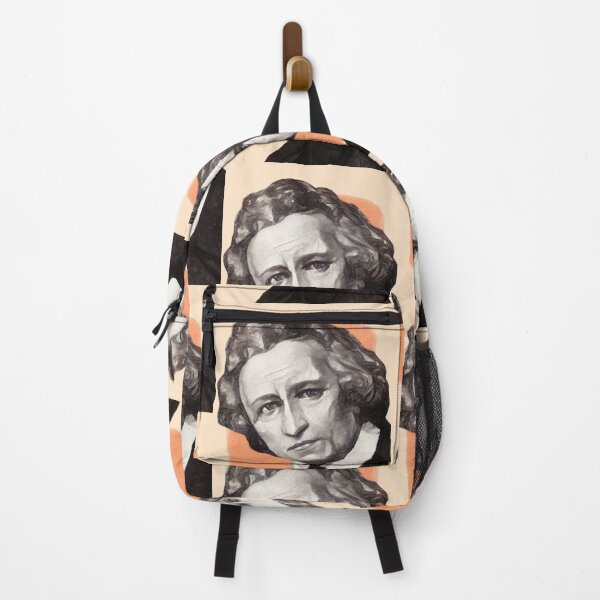 Item preview, German Writer Jacob Ludwig Carl Grimm - orange - illustration designed and sold by Litstoy.