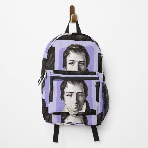 Item preview, German Poet Heinrich Heine - purple - illustration  designed and sold by Litstoy.