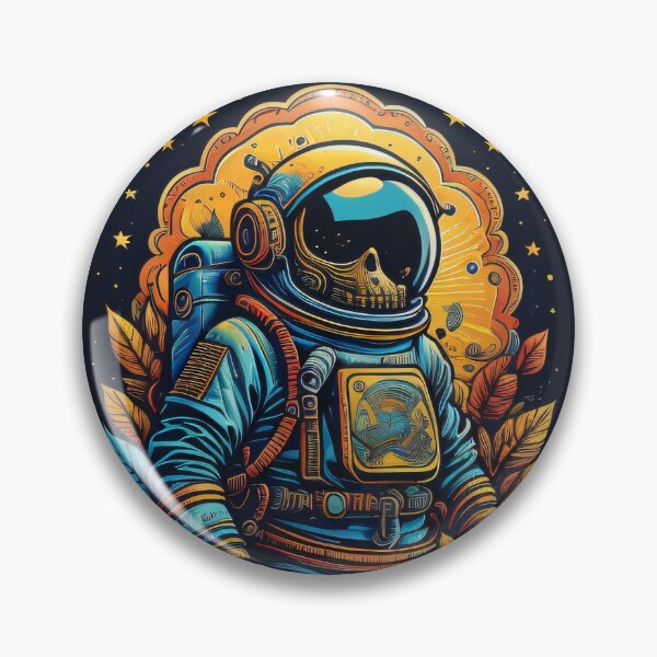 Item preview, Astronaut psychedelic colors  designed and sold by gaahlKING2.