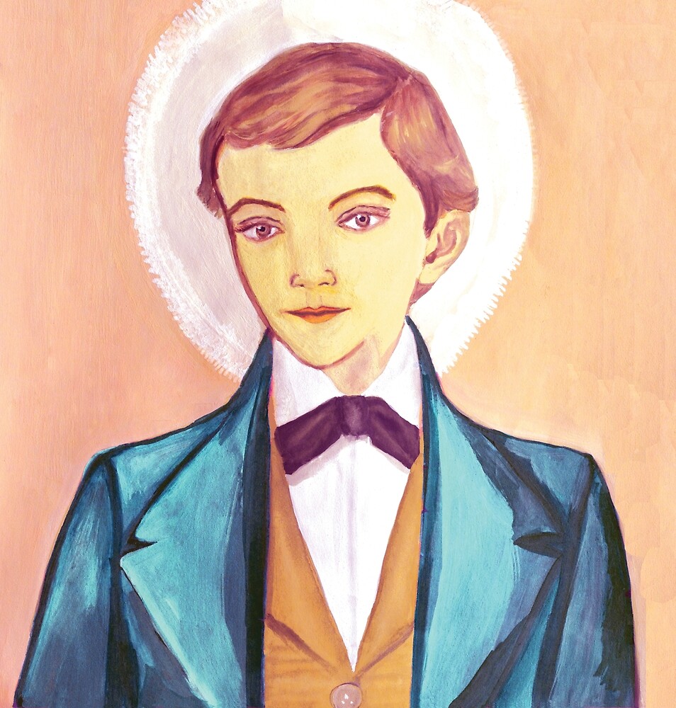 Saint Dominic Savio 3 By Thecla Mary Correya Redbubble   Flat,1000x1000,075,f.u2 