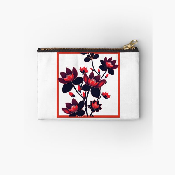 Item preview, Red Lotus Flowers Pattern designed and sold by UllaSformat.
