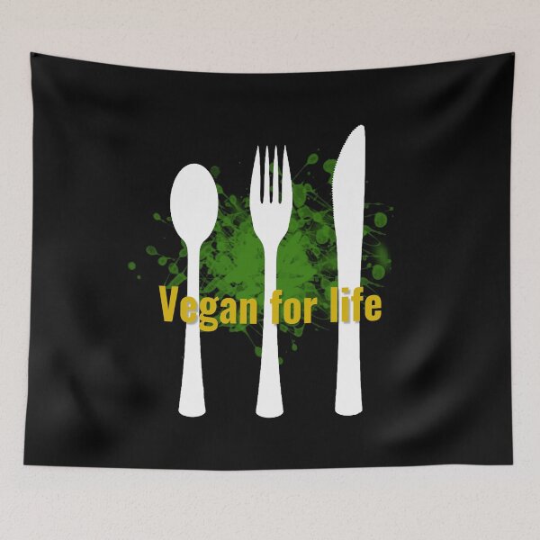 Item preview, Vegan for Life designed and sold by KALEIDOSCOPE UK.