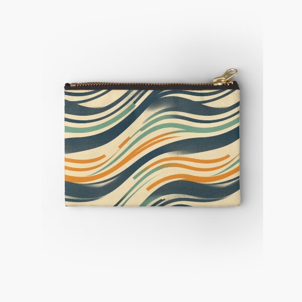 Item preview, Retro Sloping Wavy Stripes Pattern designed and sold by Sturdust.