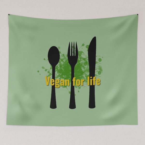 Item preview, Vegan for Life designed and sold by KALEIDOSCOPE UK.