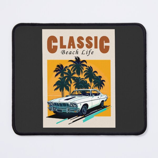 Item preview, Classic Beach life ,Vintage car ,Sunset ,Beach vibe designed and sold by TheBlackCircle.