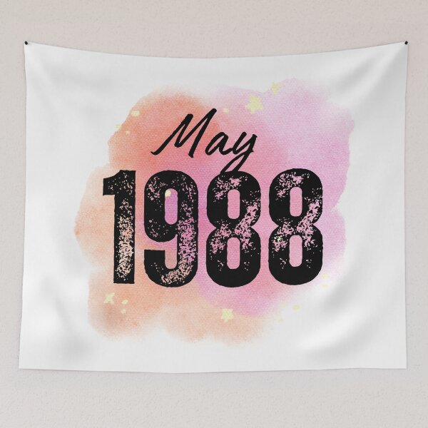 Item preview, May 1988 Birthday designed and sold by NumbersFort.