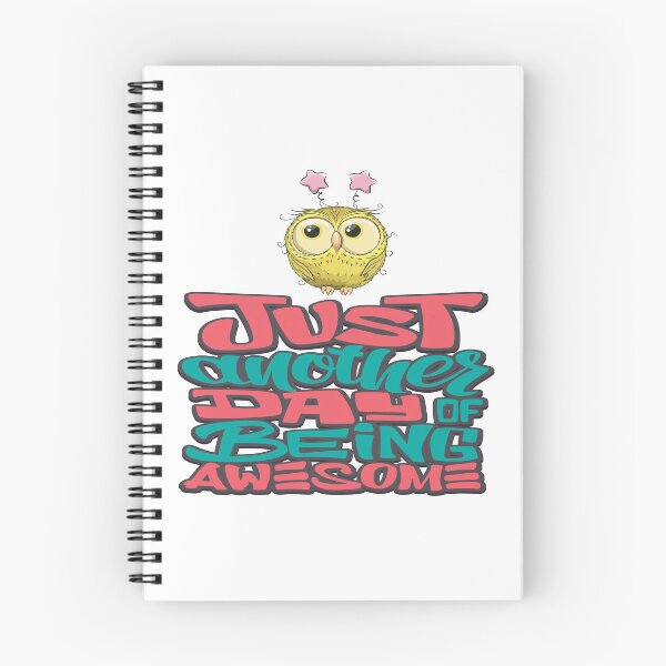 Item preview, Cute Yellow Owl Just Another Day Being Awesome  designed and sold by ProjectX23.
