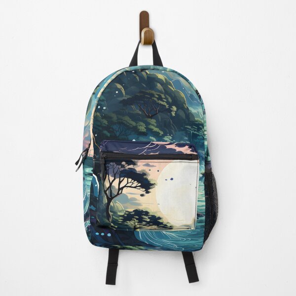 Item preview, A fantasy landscape with a waterfall and a waterfall designed and sold by Nickyayee.