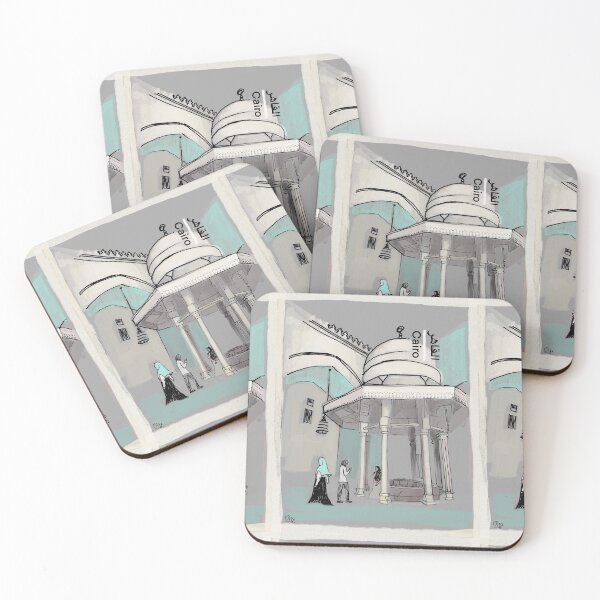 Item preview, Cairo: women in the courtyard-turquoise designed and sold by OlgaMundi.