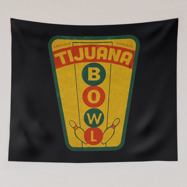 Item preview, Vintage Tijuana Mexico Bowling Alley 	 	 designed and sold by tlsmetzfkds88.