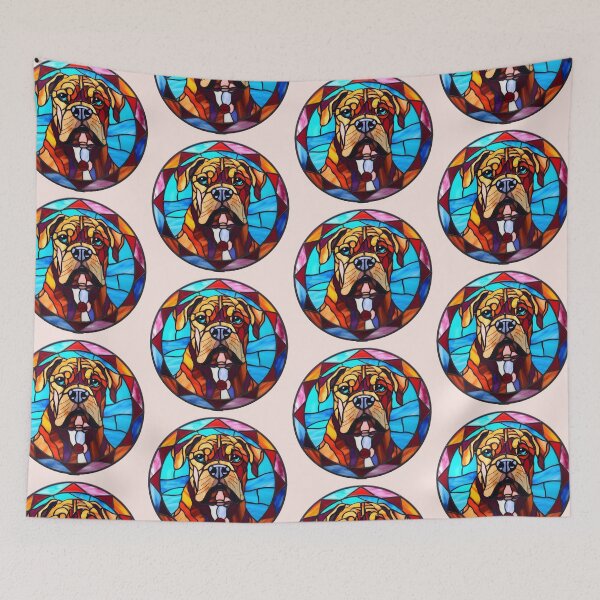 Aperçu de l'œuvre Chiens vitraux 6 créée et vendue par marknprints.