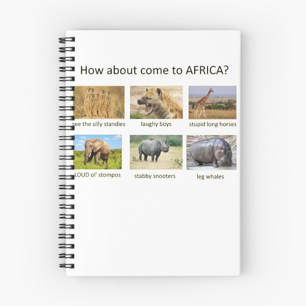 Item preview, Silly Animal Names - Africa designed and sold by Combat Design.