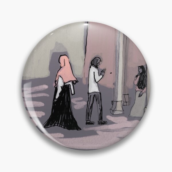 Item preview, Cairo: women in the courtyard-purple designed and sold by OlgaMundi.