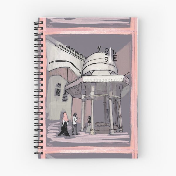 Item preview, Cairo: women in the courtyard-purple designed and sold by OlgaMundi.