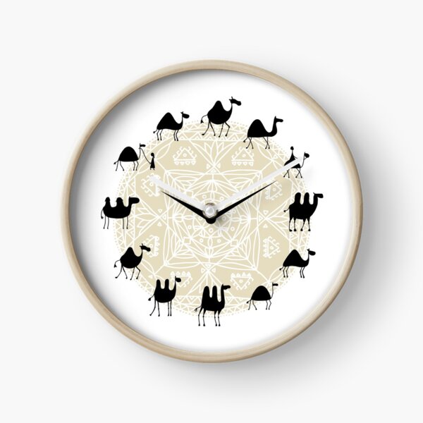 Home Décor Clocks Egypt Wall Clock Travel Pyramids Horus Symbology