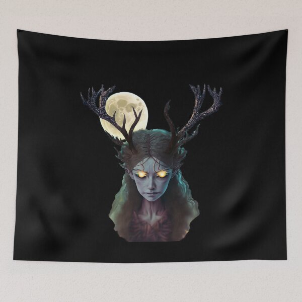 Item preview, Demoness, guardian of the forest, halloween designed and sold by Sunmoonlove.