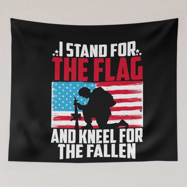Item preview, Veteran  I stand for the flag and kneel for the fallen T-Shirt designed and sold by EagmianPheolea.
