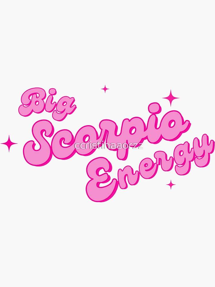 Thumbnail 3 of 3, Sticker, Big scorpio energy designed and sold by ccristinaaorzz.