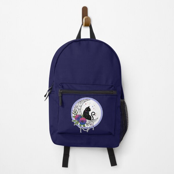 Item preview, Galaxy Cat and Flowers in Bisexual Flag Colors designed and sold by Savchuk-Vova.