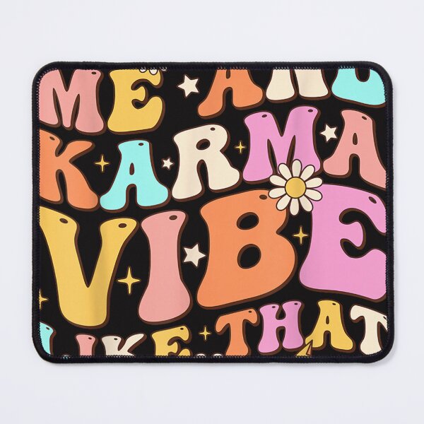 Item preview, Me And Karma Vibe Like That Groovy Lover Funny Hippie Boho  designed and sold by BrendaMYee.