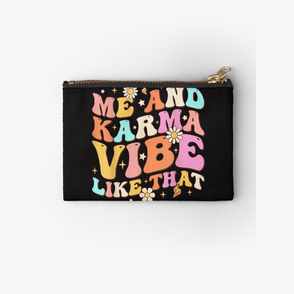 Item preview, Me And Karma Vibe Like That Groovy Lover Funny Hippie Boho  designed and sold by BrendaMYee.
