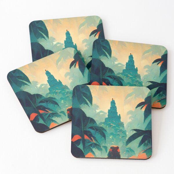 Item preview, Colorful Jungle Theme Art designed and sold by PluckySquid.
