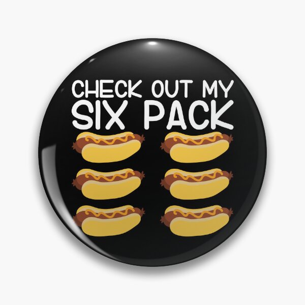 Item preview, Check Out My Six Pack Funny Hotdog Abs Hotdog 4th Of July Gear designed and sold by DynamicDesign.
