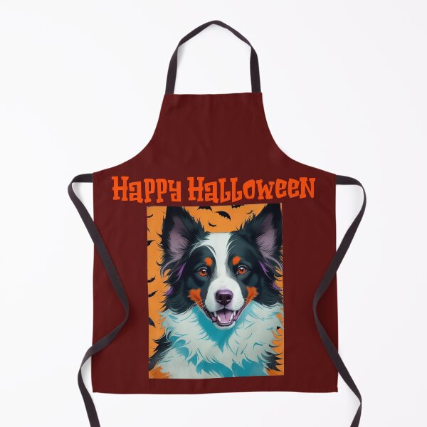 Item preview, "Halloween Howl in Boho Style: Border Collie's Magical Parade" #Halloween, #Border Collie designed and sold by Thehobbiehouse.