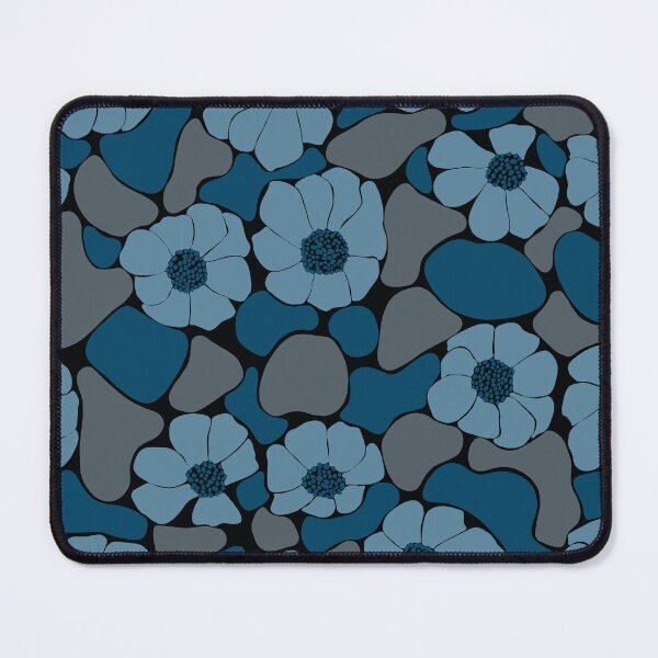Item preview, Tithonia flowers blue version designed and sold by GENEST-V.