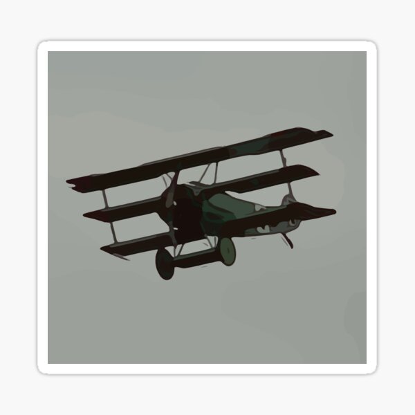 Cox Thimble-Drome Fokker Triplane Airplane Stickers 
