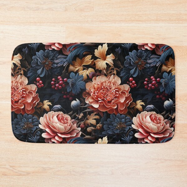 Item preview, Midnight Blossoms Dark Floral Design designed and sold by NikkofTime.